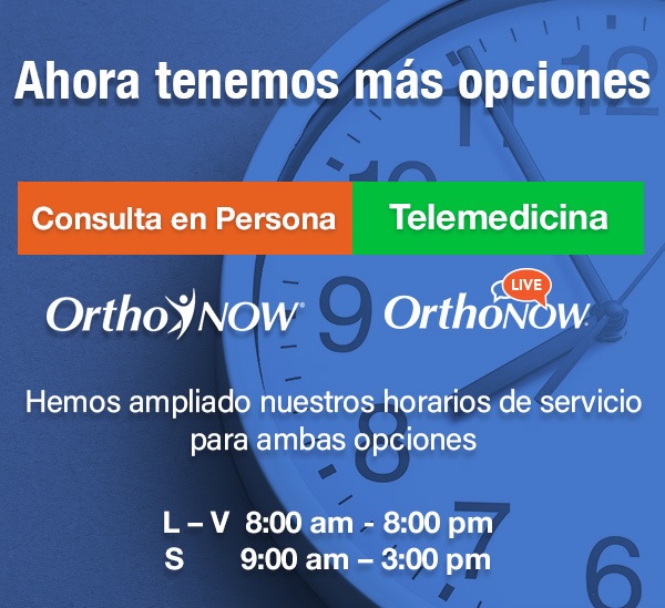orthonow schedule