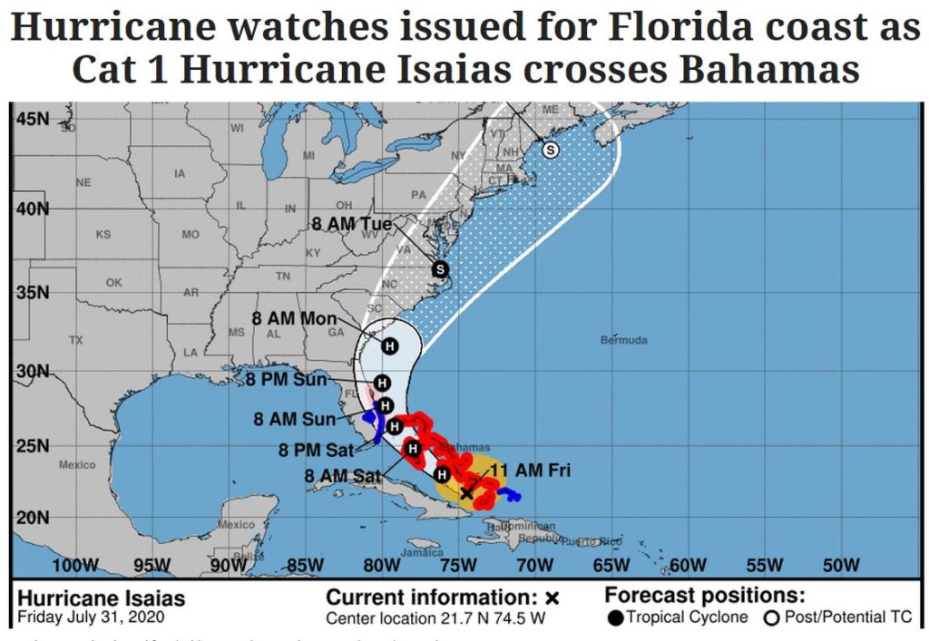 hurricane Isaias