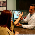 Dr. Badia with patient at BHS