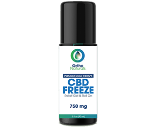 OrthoNaturals CBD 750mg Freeze Roll-On