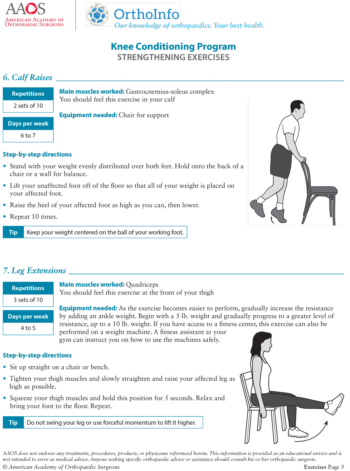 Knee Conditioning Program