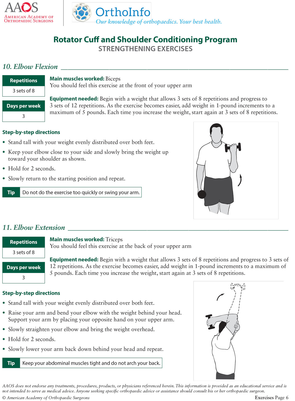 Rotator Cuff and Shoulder Conditioning Program