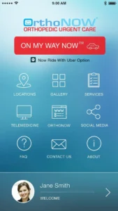 Orthonowcare Orthopedic Urgenc Care App