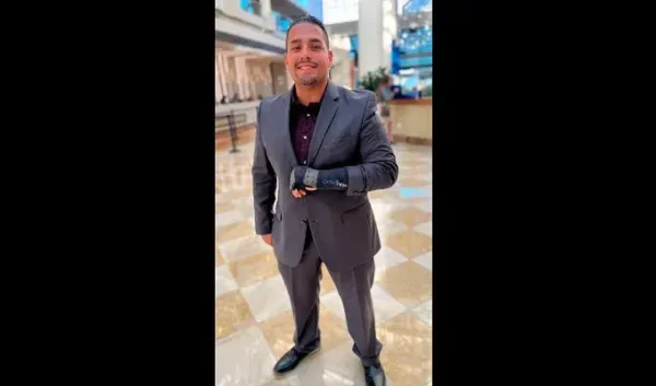 Dr.Badia Was Presented With The Injured Worker Inspiration Award By The #Florida Orthopedic Society!