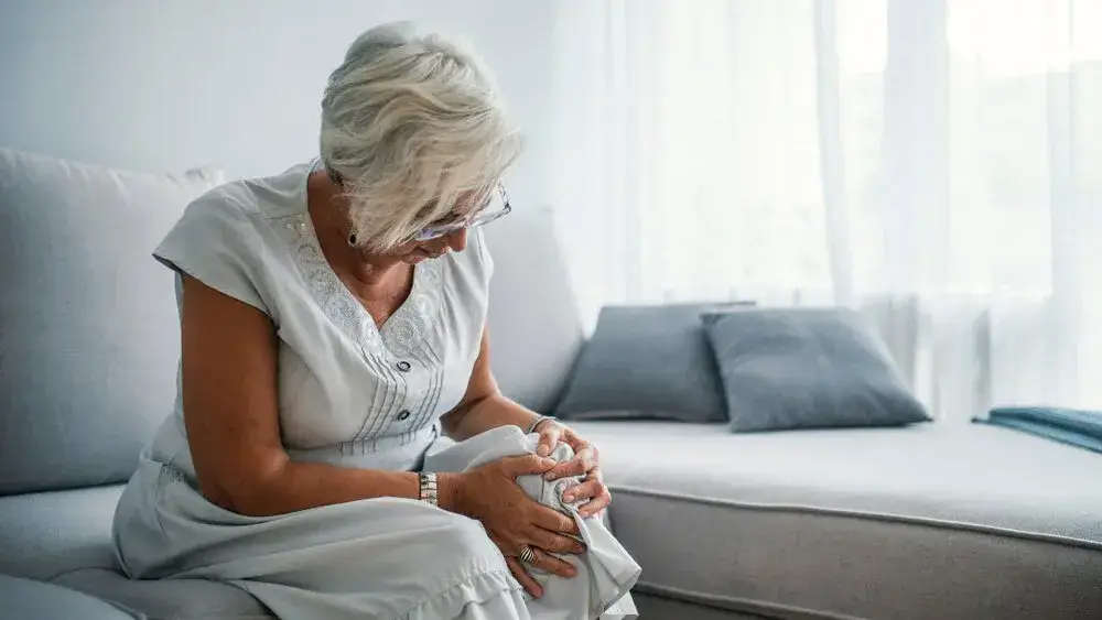 Lady with Joint Pain